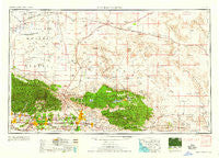 San Bernardino California Historical topographic map, 1:250000 scale, 1 X 2 Degree, Year 1959