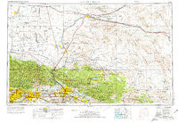 San Bernardino California Historical topographic map, 1:250000 scale, 1 X 2 Degree, Year 1958