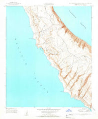 San Clemente Island Central California Historical topographic map, 1:24000 scale, 7.5 X 7.5 Minute, Year 1943