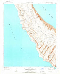 San Clemente Island Central California Historical topographic map, 1:24000 scale, 7.5 X 7.5 Minute, Year 1943