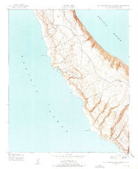 San Clemente Island Central California Historical topographic map, 1:24000 scale, 7.5 X 7.5 Minute, Year 1943
