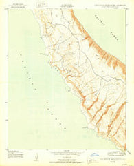 San Clemente Island Central California Historical topographic map, 1:24000 scale, 7.5 X 7.5 Minute, Year 1950