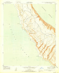 San Clemente Island Central California Historical topographic map, 1:24000 scale, 7.5 X 7.5 Minute, Year 1950