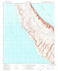 San Clemente Island Central California Historical topographic map, 1:24000 scale, 7.5 X 7.5 Minute, Year 1943