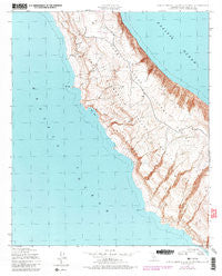 San Clemente Island Central California Historical topographic map, 1:24000 scale, 7.5 X 7.5 Minute, Year 1943