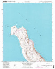 San Clemente Island North California Historical topographic map, 1:24000 scale, 7.5 X 7.5 Minute, Year 1943