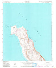 San Clemente Island North California Historical topographic map, 1:24000 scale, 7.5 X 7.5 Minute, Year 1943