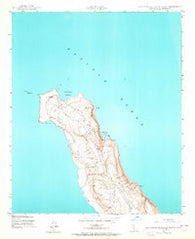 San Clemente Island North California Historical topographic map, 1:24000 scale, 7.5 X 7.5 Minute, Year 1943