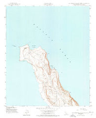 San Clemente Island North California Historical topographic map, 1:24000 scale, 7.5 X 7.5 Minute, Year 1943