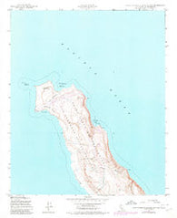 San Clemente Island North California Historical topographic map, 1:24000 scale, 7.5 X 7.5 Minute, Year 1943