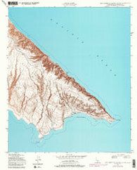 San Clemente Island South California Historical topographic map, 1:24000 scale, 7.5 X 7.5 Minute, Year 1943