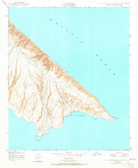 San Clemente Island South California Historical topographic map, 1:24000 scale, 7.5 X 7.5 Minute, Year 1943