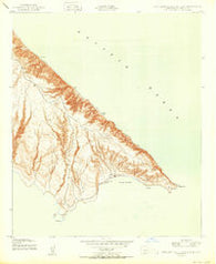 San Clemente Island South California Historical topographic map, 1:24000 scale, 7.5 X 7.5 Minute, Year 1950