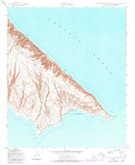 San Clemente Island South California Historical topographic map, 1:24000 scale, 7.5 X 7.5 Minute, Year 1943