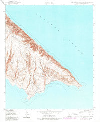 San Clemente Island South California Historical topographic map, 1:24000 scale, 7.5 X 7.5 Minute, Year 1943