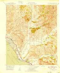 San Clemente California Historical topographic map, 1:24000 scale, 7.5 X 7.5 Minute, Year 1949