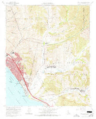 San Clemente California Historical topographic map, 1:24000 scale, 7.5 X 7.5 Minute, Year 1968