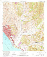 San Clemente California Historical topographic map, 1:24000 scale, 7.5 X 7.5 Minute, Year 1968