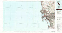 San Diego California Historical topographic map, 1:100000 scale, 30 X 60 Minute, Year 1979