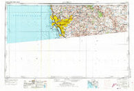 San Diego California Historical topographic map, 1:250000 scale, 1 X 2 Degree, Year 1958
