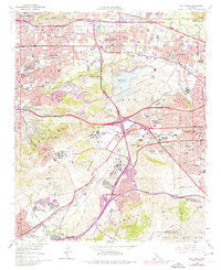 San Dimas California Historical topographic map, 1:24000 scale, 7.5 X 7.5 Minute, Year 1966