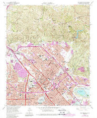 San Fernando California Historical topographic map, 1:24000 scale, 7.5 X 7.5 Minute, Year 1966