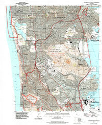 San Francisco South California Historical topographic map, 1:24000 scale, 7.5 X 7.5 Minute, Year 1993