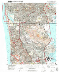 San Francisco South California Historical topographic map, 1:24000 scale, 7.5 X 7.5 Minute, Year 1995