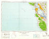 San Francisco California Historical topographic map, 1:250000 scale, 1 X 2 Degree, Year 1960