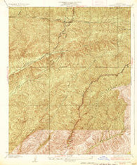 San Francisquito California Historical topographic map, 1:24000 scale, 7.5 X 7.5 Minute, Year 1937