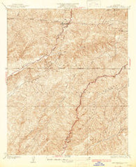San Francisquito California Historical topographic map, 1:24000 scale, 7.5 X 7.5 Minute, Year 1937