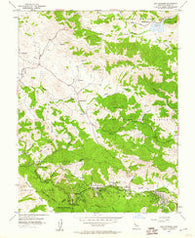 San Geronimo California Historical topographic map, 1:24000 scale, 7.5 X 7.5 Minute, Year 1954