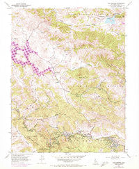 San Geronimo California Historical topographic map, 1:24000 scale, 7.5 X 7.5 Minute, Year 1954