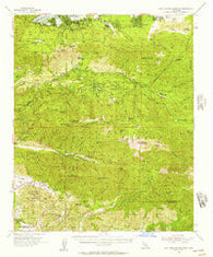 San Gorgonio Mountain California Historical topographic map, 1:62500 scale, 15 X 15 Minute, Year 1954
