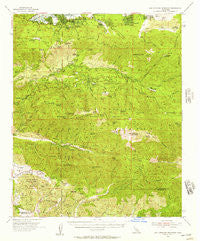 San Gorgonio Mountain California Historical topographic map, 1:62500 scale, 15 X 15 Minute, Year 1954