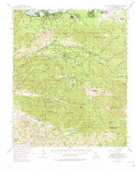 San Gorgonio Mountain California Historical topographic map, 1:62500 scale, 15 X 15 Minute, Year 1954