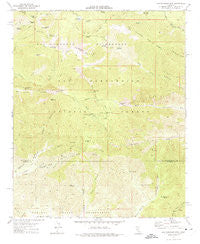 San Gorgonio Mtn California Historical topographic map, 1:24000 scale, 7.5 X 7.5 Minute, Year 1970