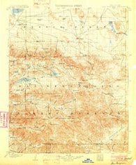 San Gorgonio California Historical topographic map, 1:125000 scale, 30 X 30 Minute, Year 1902