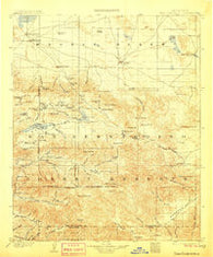 San Gorgonio California Historical topographic map, 1:125000 scale, 30 X 30 Minute, Year 1902