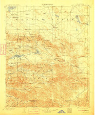 San Gorgonio California Historical topographic map, 1:125000 scale, 30 X 30 Minute, Year 1902