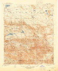 San Gorgonio California Historical topographic map, 1:125000 scale, 30 X 30 Minute, Year 1902