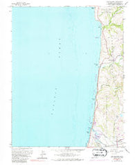 San Gregorio California Historical topographic map, 1:24000 scale, 7.5 X 7.5 Minute, Year 1961