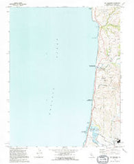 San Gregorio California Historical topographic map, 1:24000 scale, 7.5 X 7.5 Minute, Year 1991
