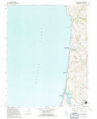 San Gregorio California Historical topographic map, 1:24000 scale, 7.5 X 7.5 Minute, Year 1991