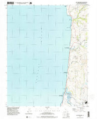 San Gregorio California Historical topographic map, 1:24000 scale, 7.5 X 7.5 Minute, Year 1997