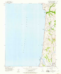 San Gregorio California Historical topographic map, 1:24000 scale, 7.5 X 7.5 Minute, Year 1955
