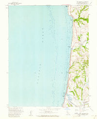 San Gregorio California Historical topographic map, 1:24000 scale, 7.5 X 7.5 Minute, Year 1961