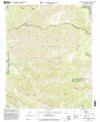 San Guillermo Mountain California Historical topographic map, 1:24000 scale, 7.5 X 7.5 Minute, Year 1995