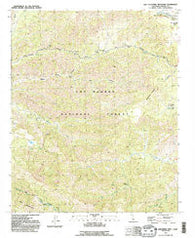 San Guillermo Mtn California Historical topographic map, 1:24000 scale, 7.5 X 7.5 Minute, Year 1991