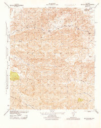 San Guillermo California Historical topographic map, 1:31680 scale, 7.5 X 7.5 Minute, Year 1944